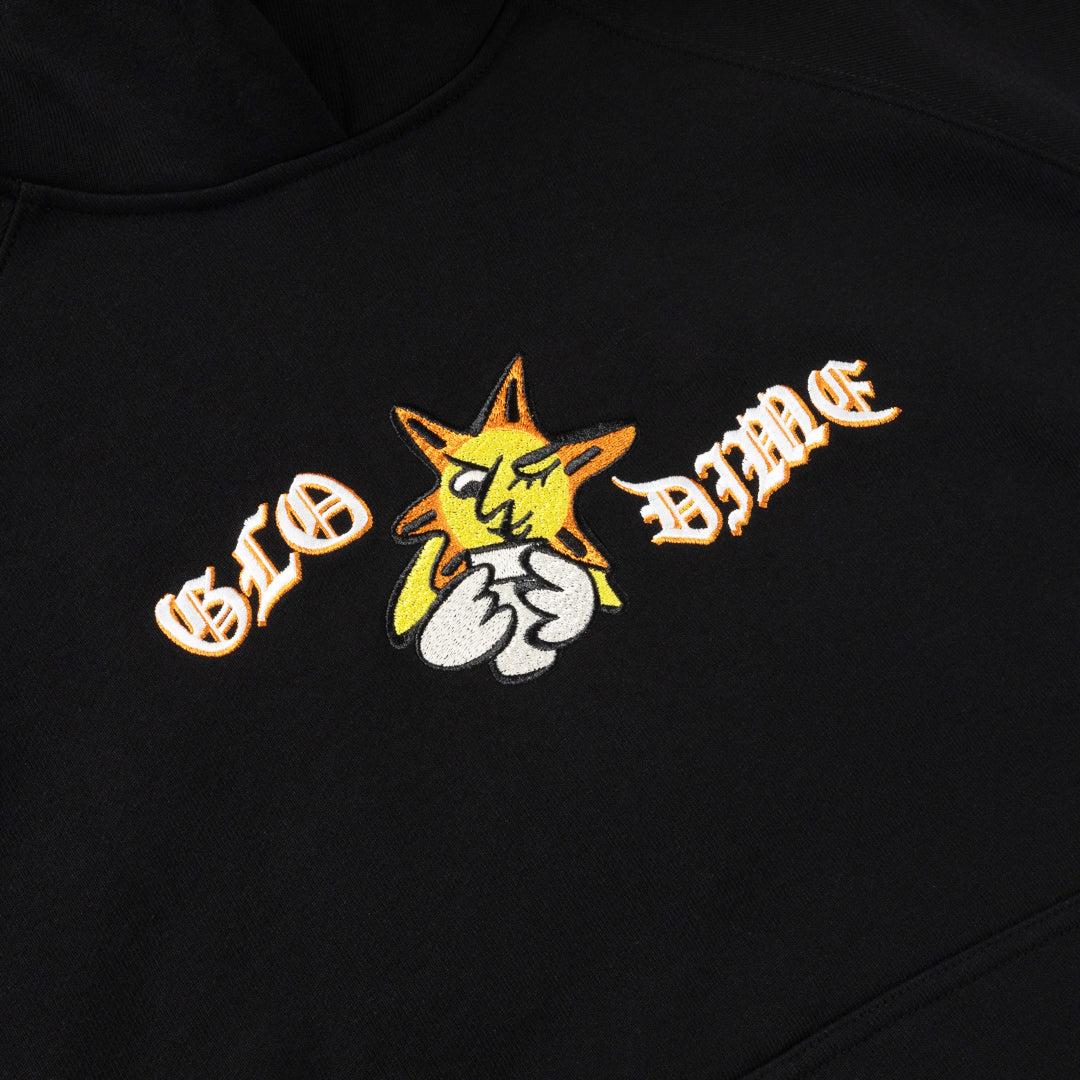 Dime Glo Dime Sun Hoodie - Black