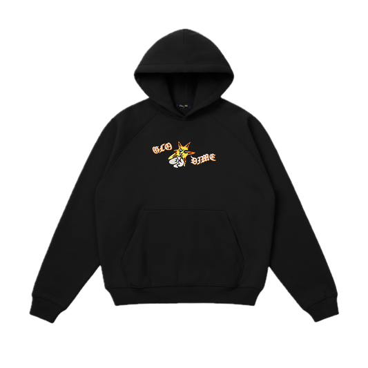 Dime Glo Dime Sun Hoodie - Black