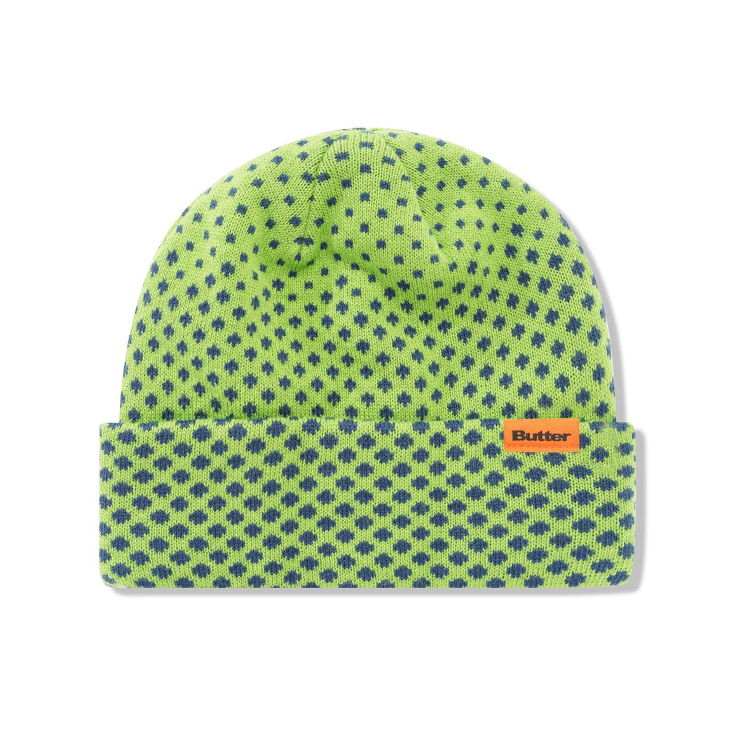 Butter Goods Halftone Cuff Beanie - Green