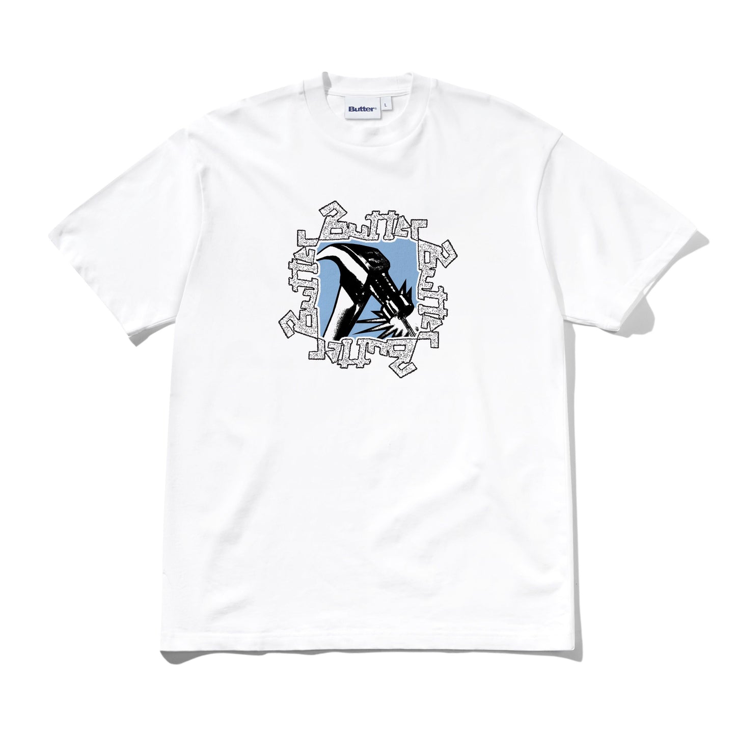 Butter Goods Hammer Tee - White