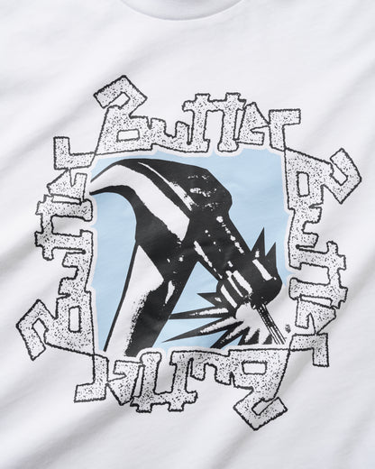 Butter Goods Hammer Tee - White