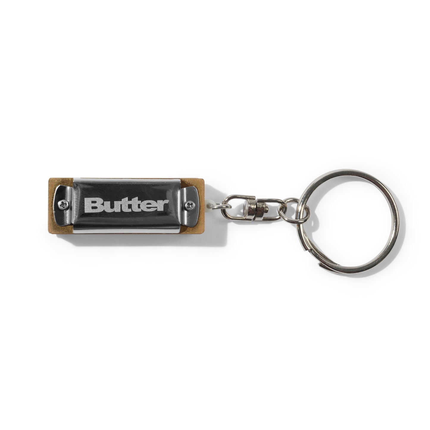Butter Goods Harmonica Key Chain - Silver