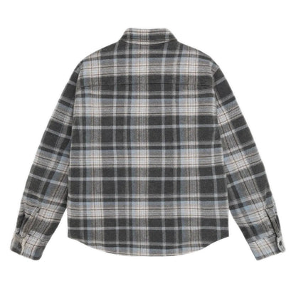 Stussy Heavy Washed Plaid Shirt - Blue