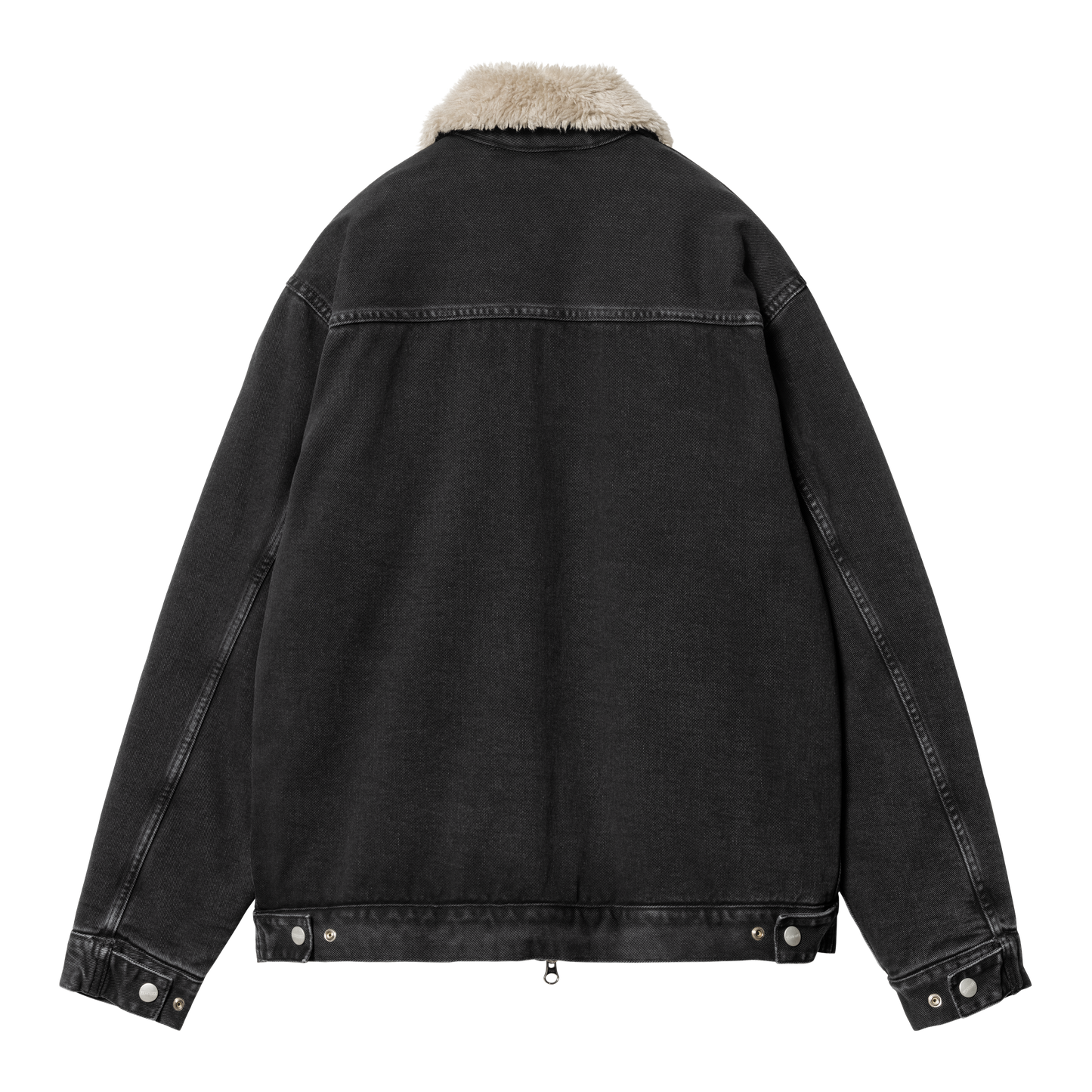 Carhartt WIP Herald Jacket - Black Stone Washed/Wall