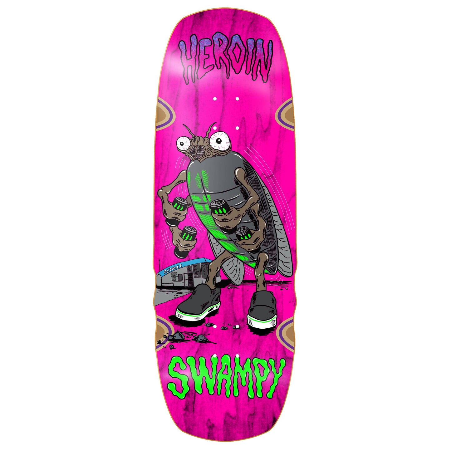 Heroin Swampy Bug Deck - 10.75