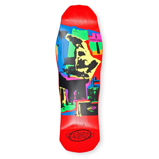 Hosoi Skateboards Pop Art 87 Deck (Large) – 10"x32.75" Red