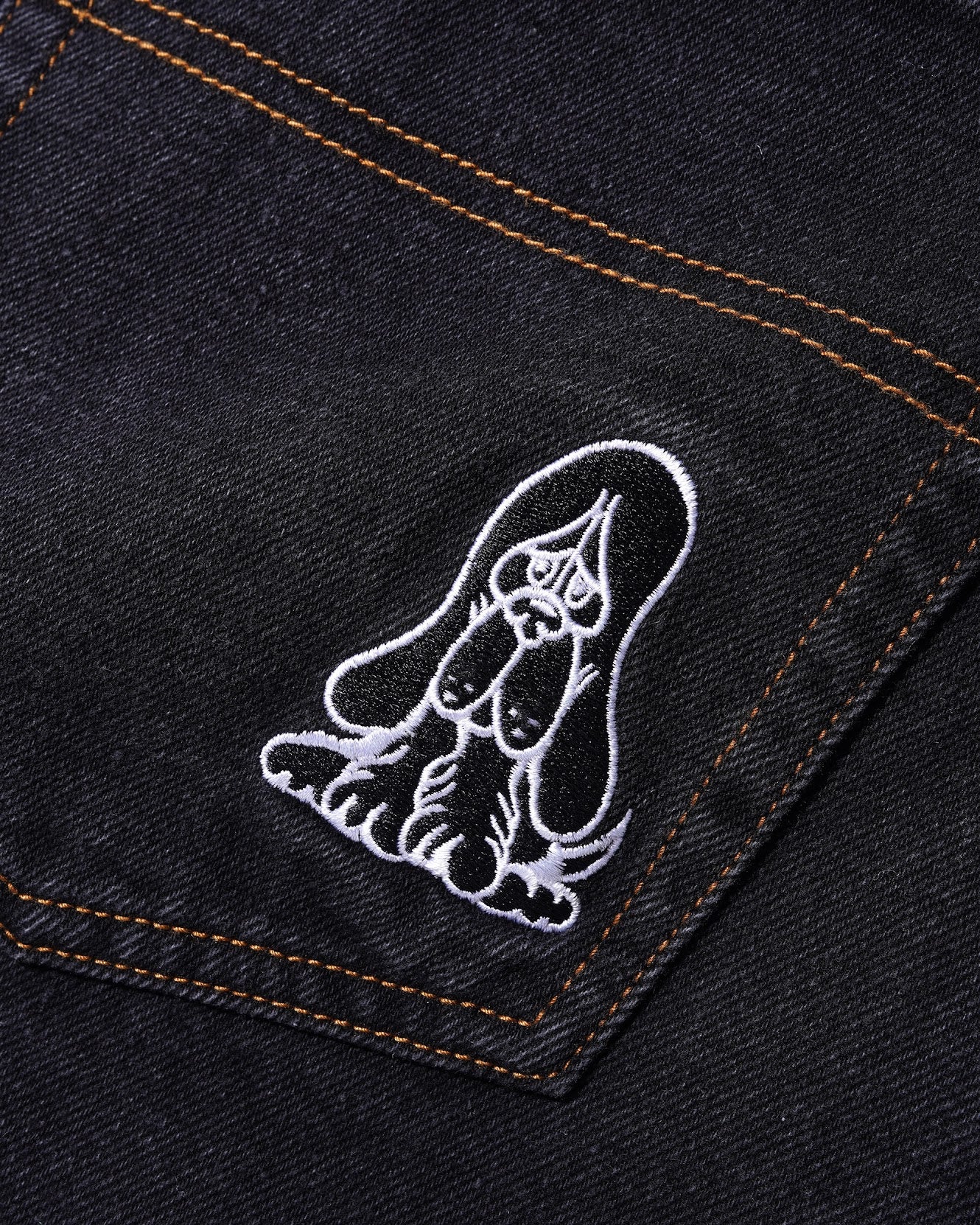 Butter Goods Hound Denim Jeans - Washed Black