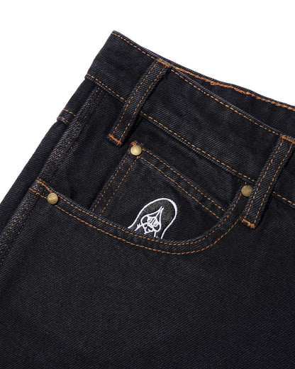 Butter Goods Hound Denim Shorts - Washed Black