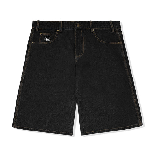 Butter Goods Hound Denim Shorts - Washed Black