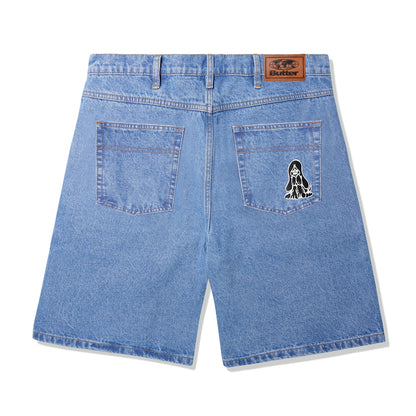 Butter Goods Hound Denim Shorts - Washed Indigo