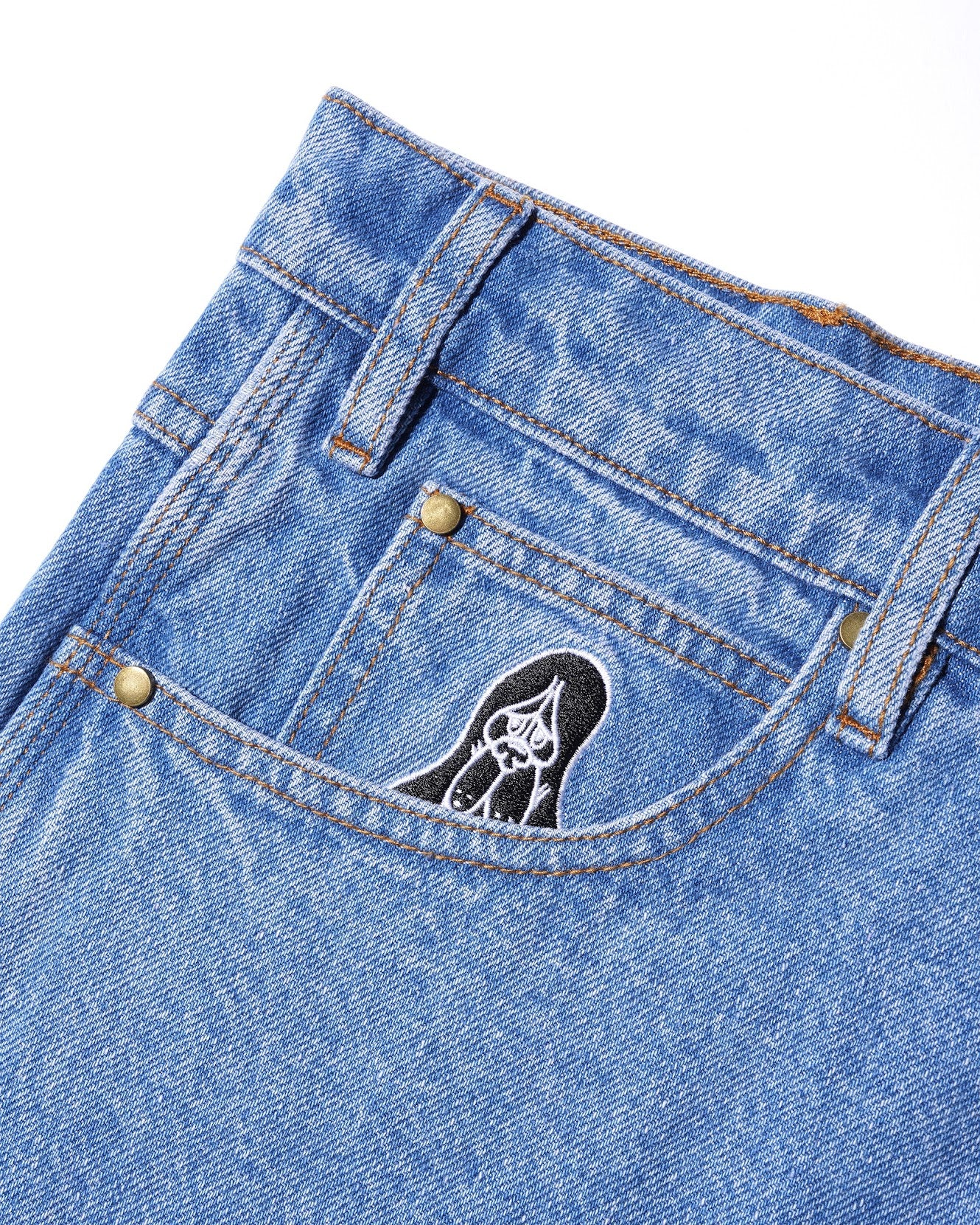 Butter Goods Hound Denim Shorts - Washed Indigo