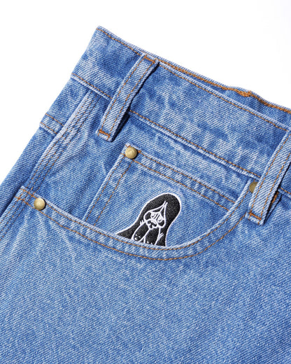 Butter Goods Hound Denim Jeans - Washed Indigo