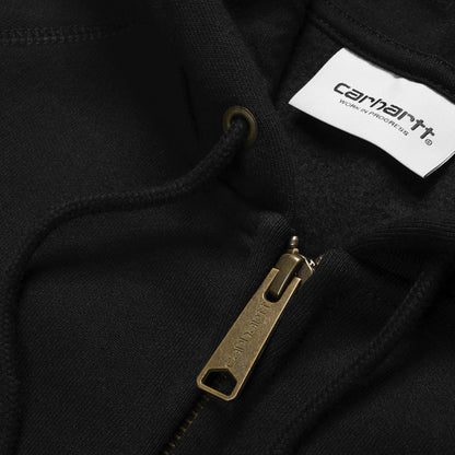 Carhartt WIP Hooded Chase Jacket - Black/Gold