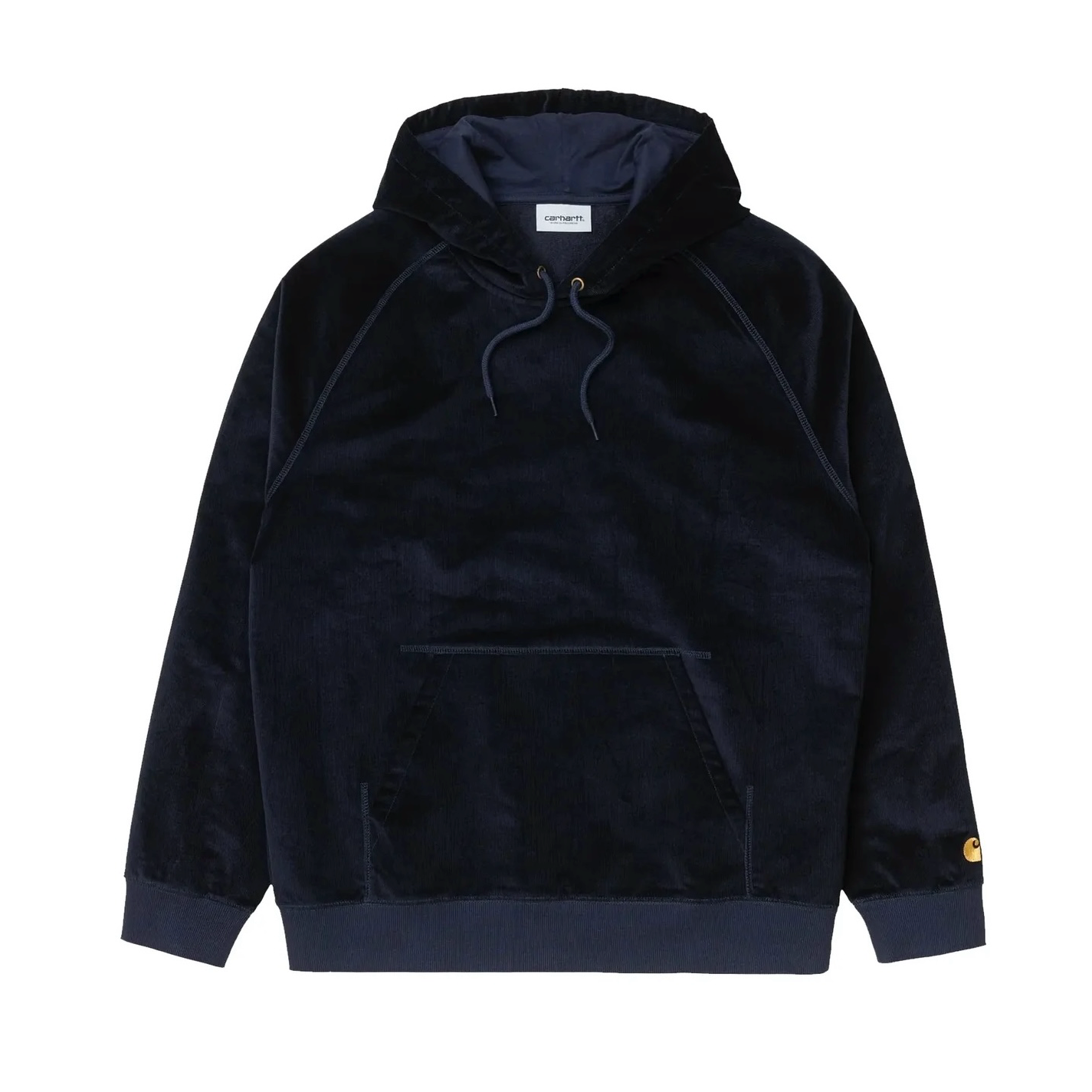 Carhartt WIP Cord Hoodie - Dark Navy