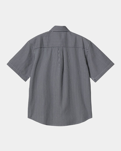 Carhartt WIP Terrell Short Sleeve Shirt - Dark Navy/Wax