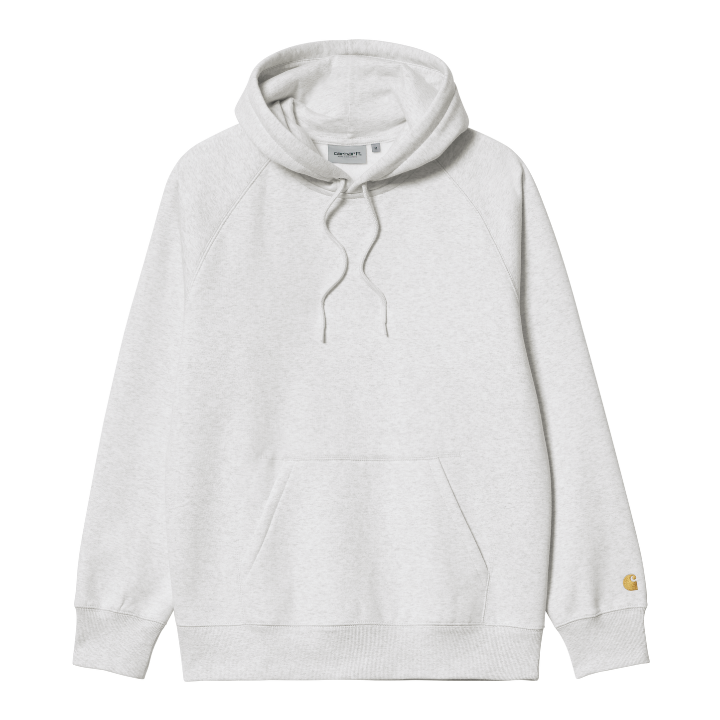 Carhartt WIP Chase Hoodie - Ash Heather/Gold
