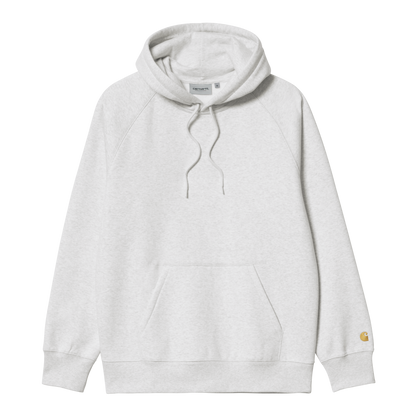 Carhartt WIP Chase Hoodie - Ash Heather/Gold