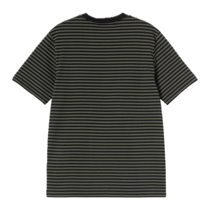 Carhartt WIP Verner Pocket Tee - Black/Opuntia