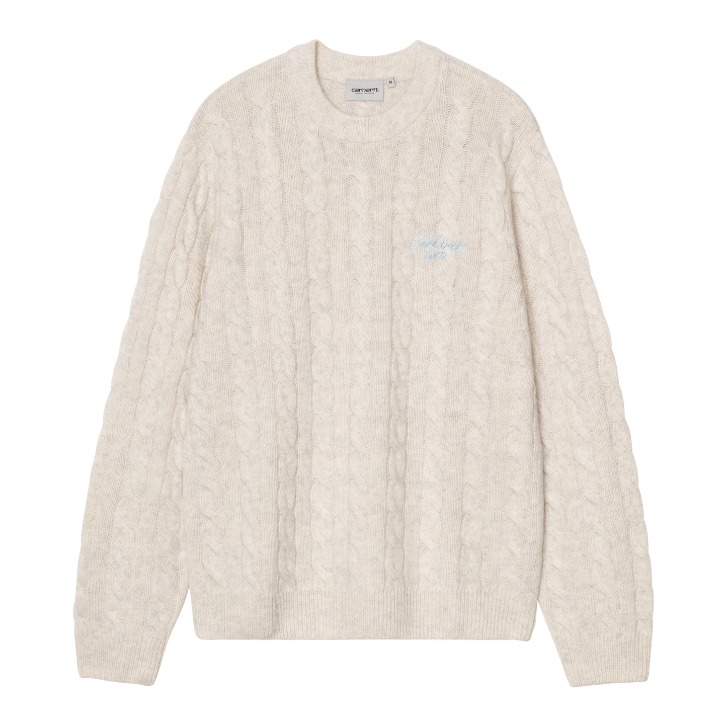 Carhartt WIP Signature Sweater - Fleur De Sel/Citadel