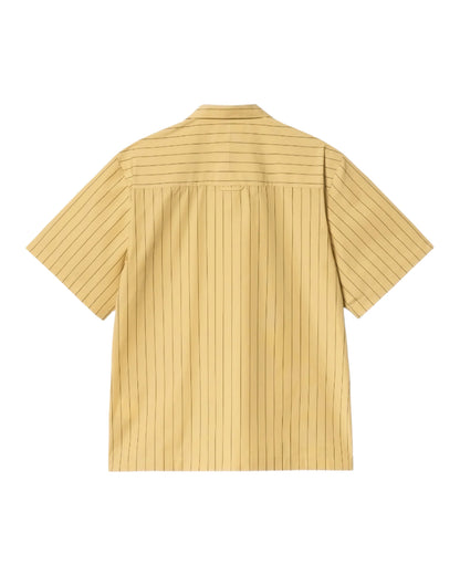 Carhartt WIP Hendry Shirt - Straw/Liberica Seaton Stripe