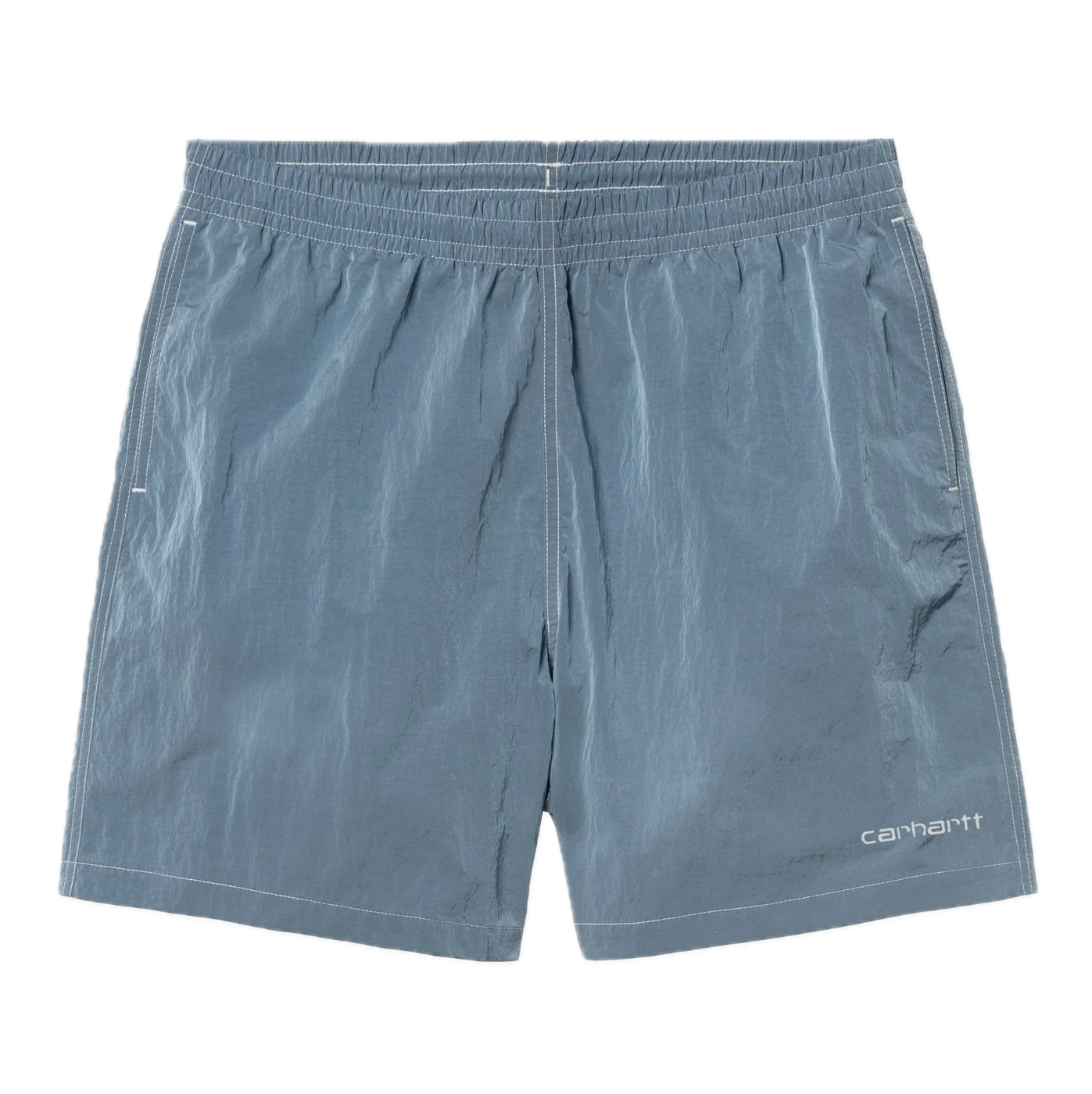 Carhartt WIP Canby Swim Trunks - Clay Blue/White