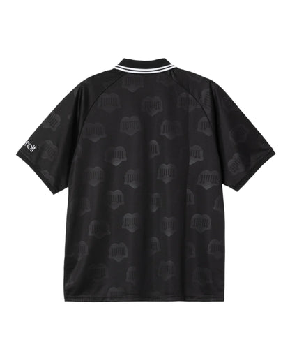 Carhartt WIP Hartt's Football T-Shirt - Black Heart Train Jacquard