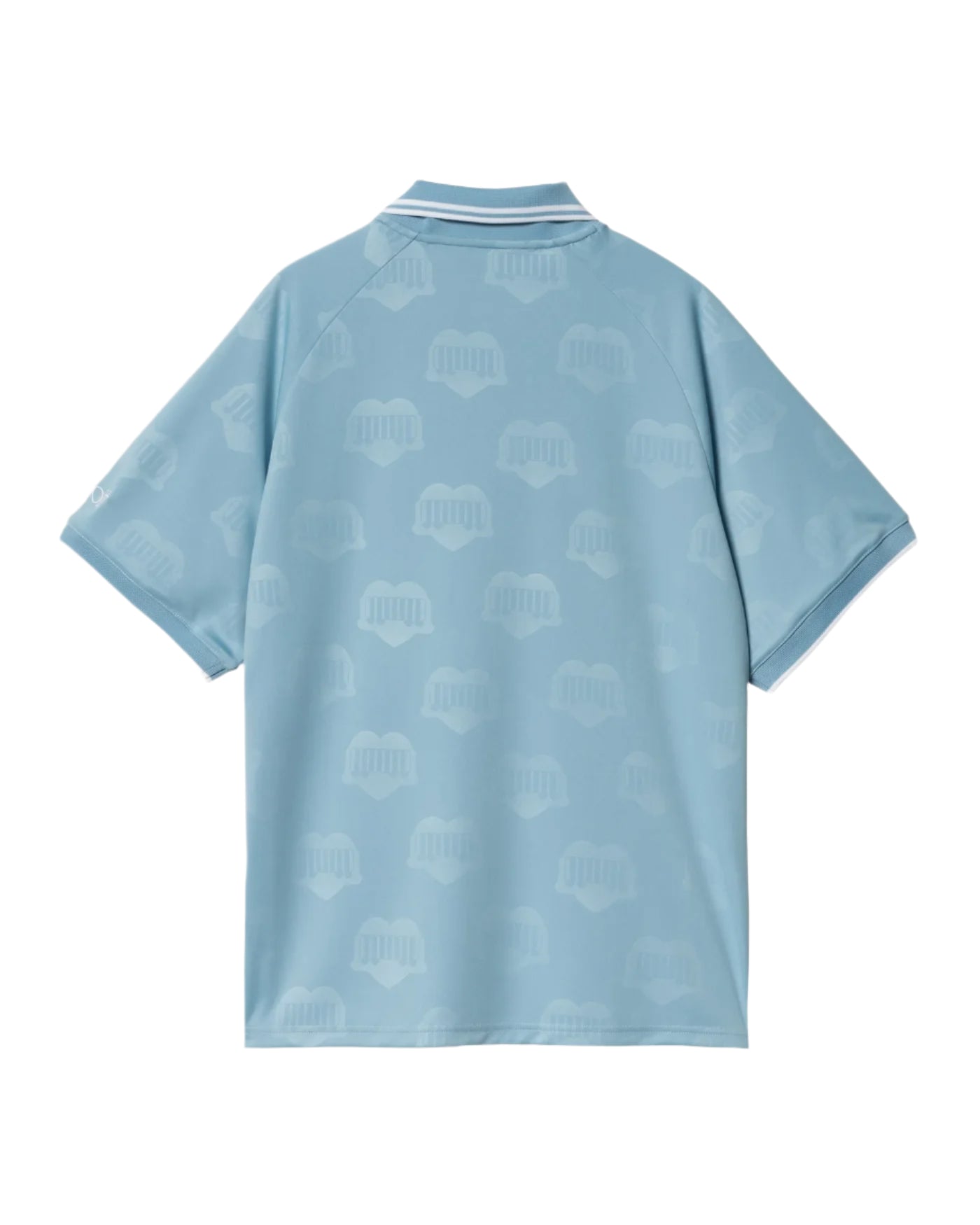 Carhartt WIP Hartt's Football T-Shirt - Bluebird Heart Train Jacquard