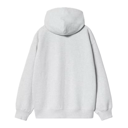 Carhartt WIP Hooded WIP Sweat Jacket - Ash Heather/Stone washed