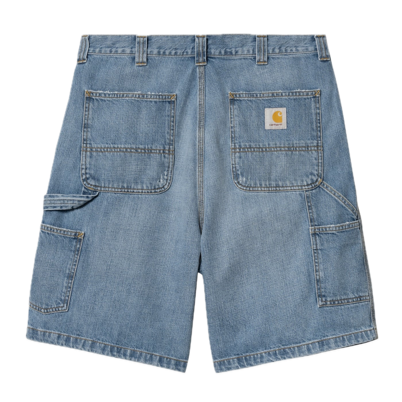 Carhartt WIP Single Knee Short - Blue Burst Washed