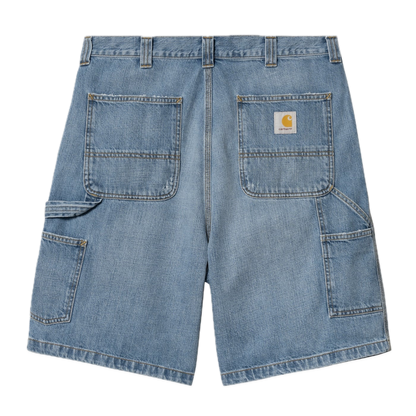 Carhartt WIP Single Knee Short - Blue Burst Washed