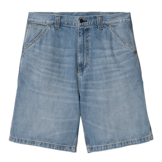 Carhartt WIP Single Knee Short - Blue Burst Washed