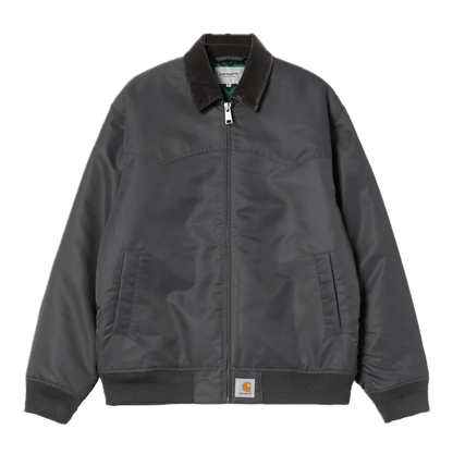 Carhartt WIP Santa Fe Alumni Jacket - Graphite/Dark Fir