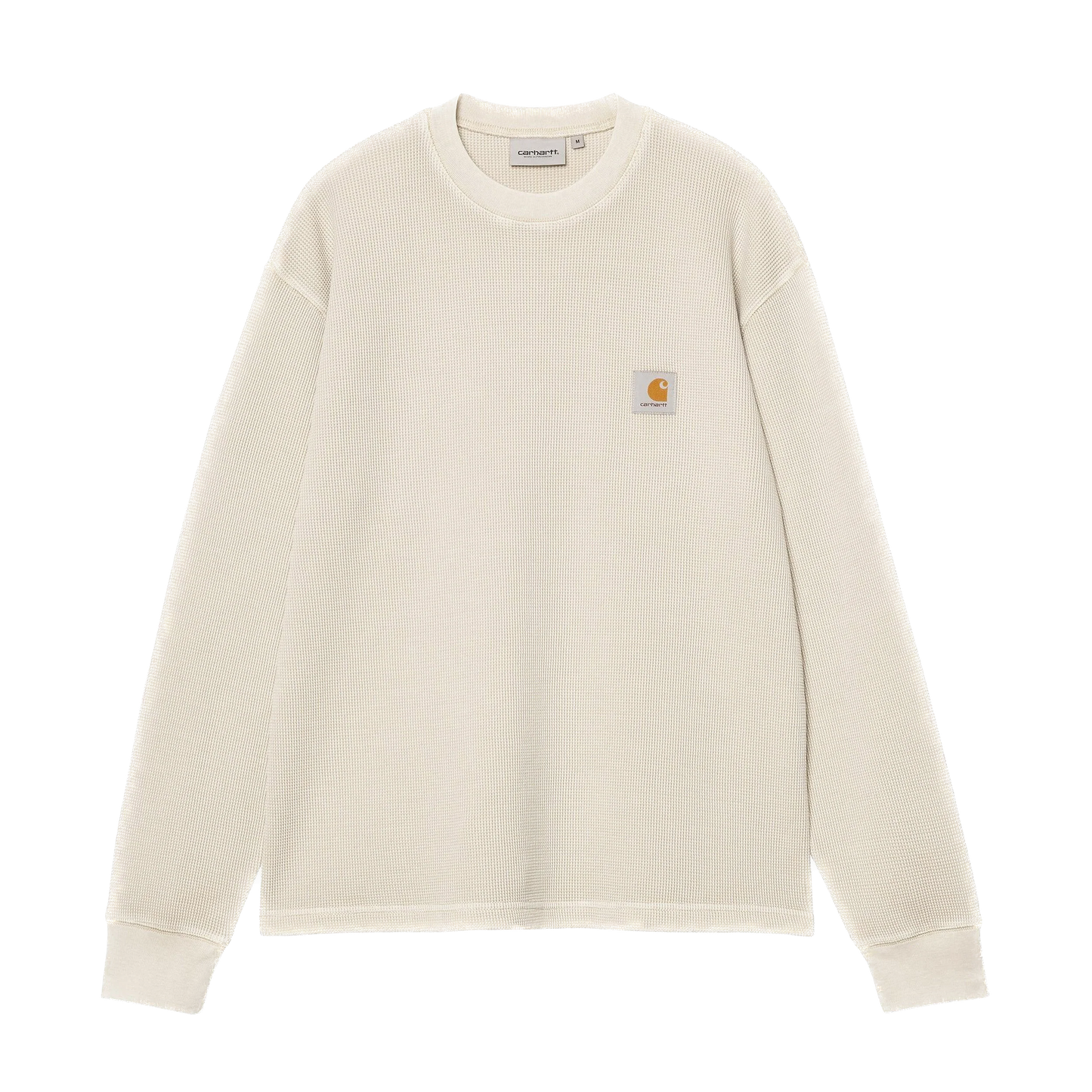 Carhartt WIP Vista Waffle Longsleeve - Fleur De Sel Garment Dyed