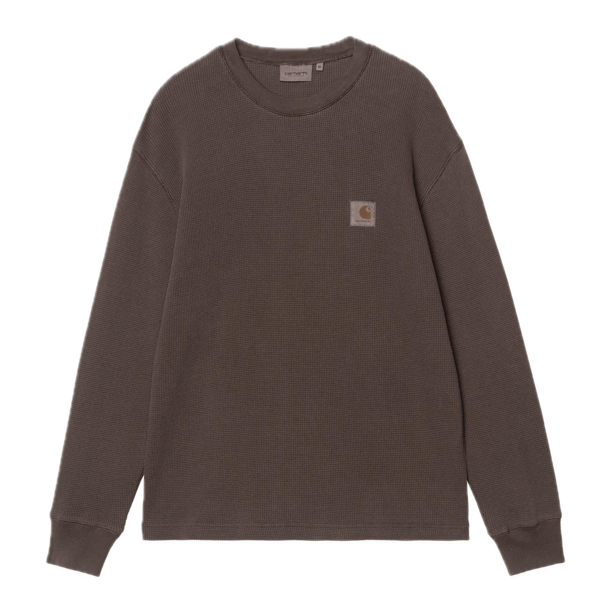 Carhartt WIP Longsleeve Vista Waffle Tee - Tobacco Garment Dyed