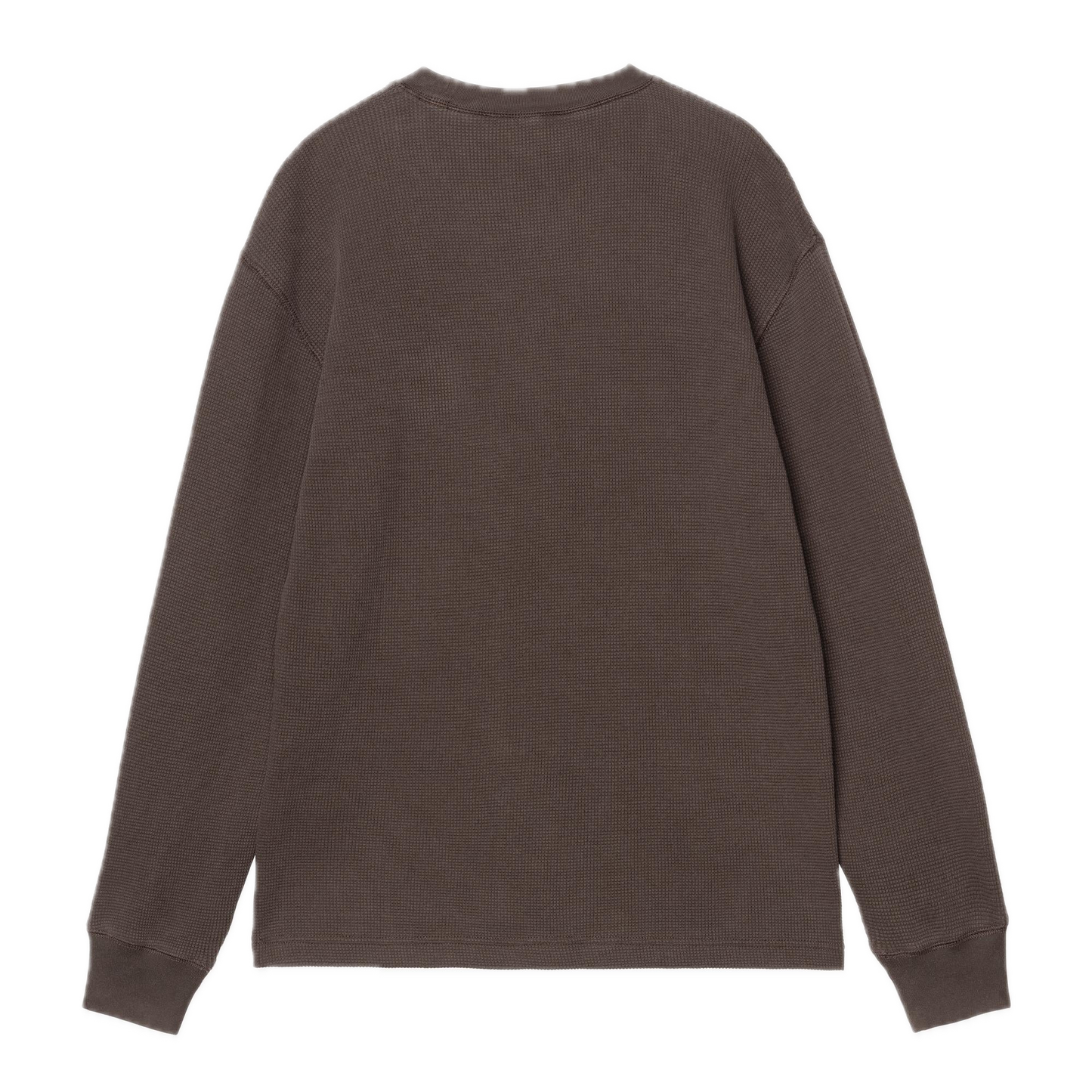 Carhartt WIP Longsleeve Vista Waffle Tee - Tobacco Garment Dyed