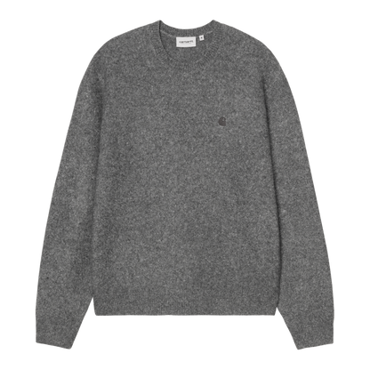Carhartt WIP Curtis Sweater - Tangled Graphite
