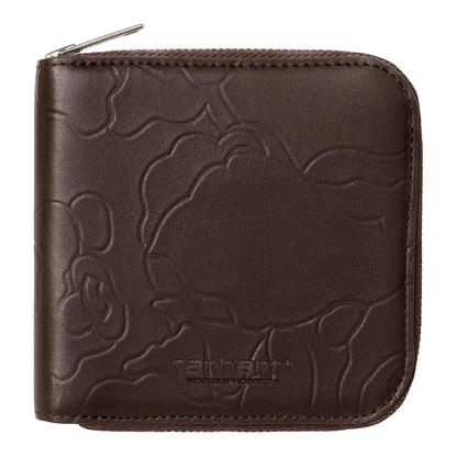 Carhartt WIP Camo Duck Wallet - Palisander/Silver