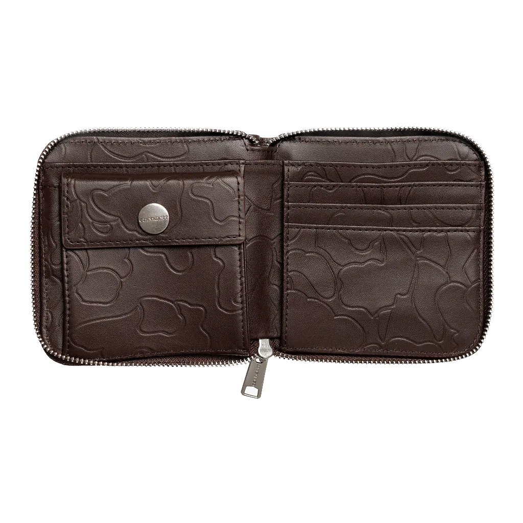 Carhartt WIP Camo Duck Wallet - Palisander/Silver