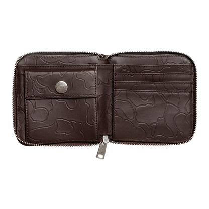 Carhartt WIP Camo Duck Wallet - Palisander/Silver