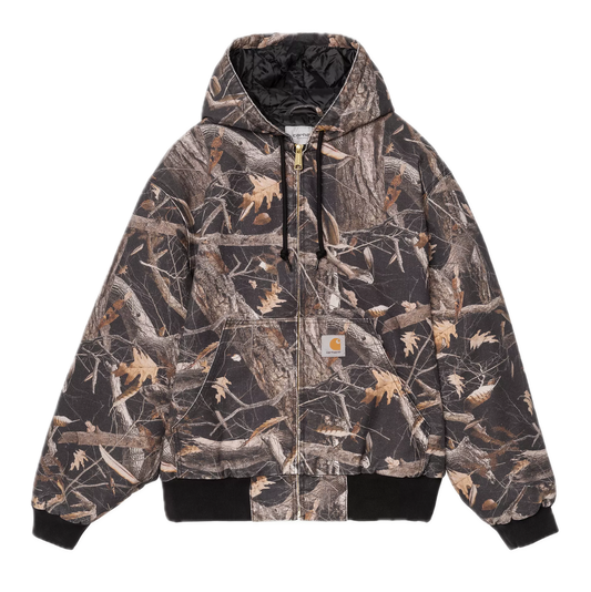 Carhartt WIP OG Active Jacket - Camo Feather Tree/Black Heavy Stone Wash