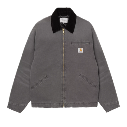 Carhartt WIP OG Detroit Jacket - Graphite/Black Stone Canvas