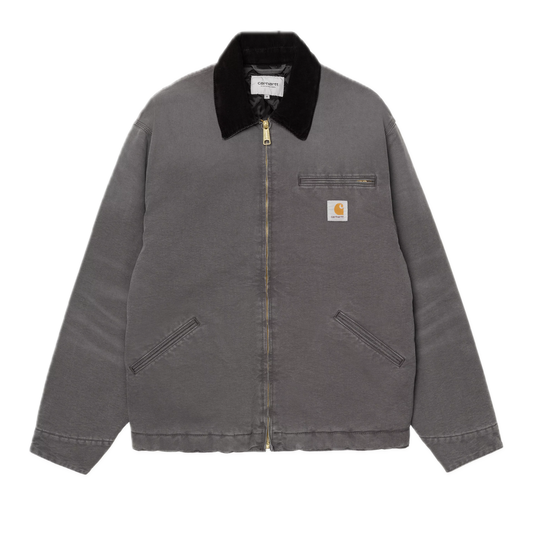 Carhartt WIP OG Detroit Jacket - Graphite/Black Stone Canvas