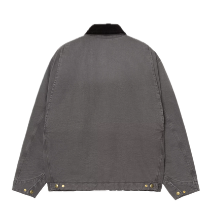 Carhartt WIP OG Detroit Jacket - Graphite/Black Stone Canvas