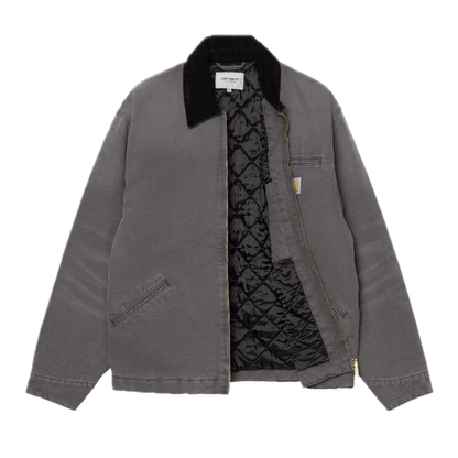 Carhartt WIP OG Detroit Jacket - Graphite/Black Stone Canvas