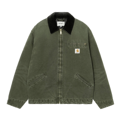 Carhartt WIP OG Detroit Jacket - Olive/Black Stone Canvas