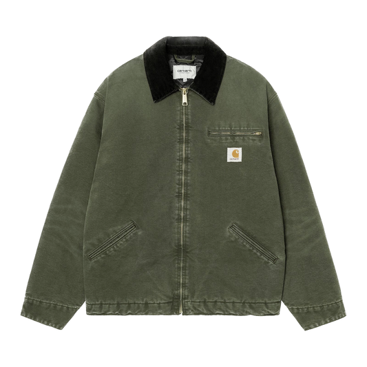 Carhartt WIP OG Detroit Jacket - Olive/Black Stone Canvas