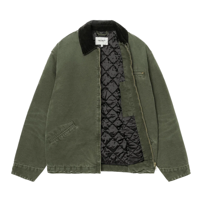 Carhartt WIP OG Detroit Jacket - Olive/Black Stone Canvas