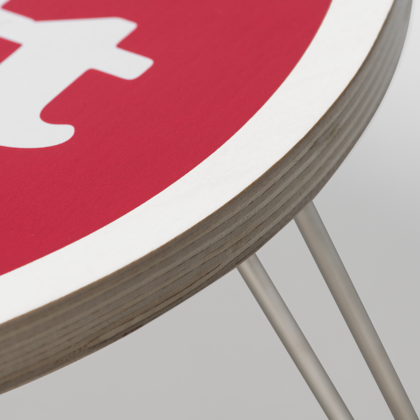 Carhartt Heart Folding Table - Scarlet/White