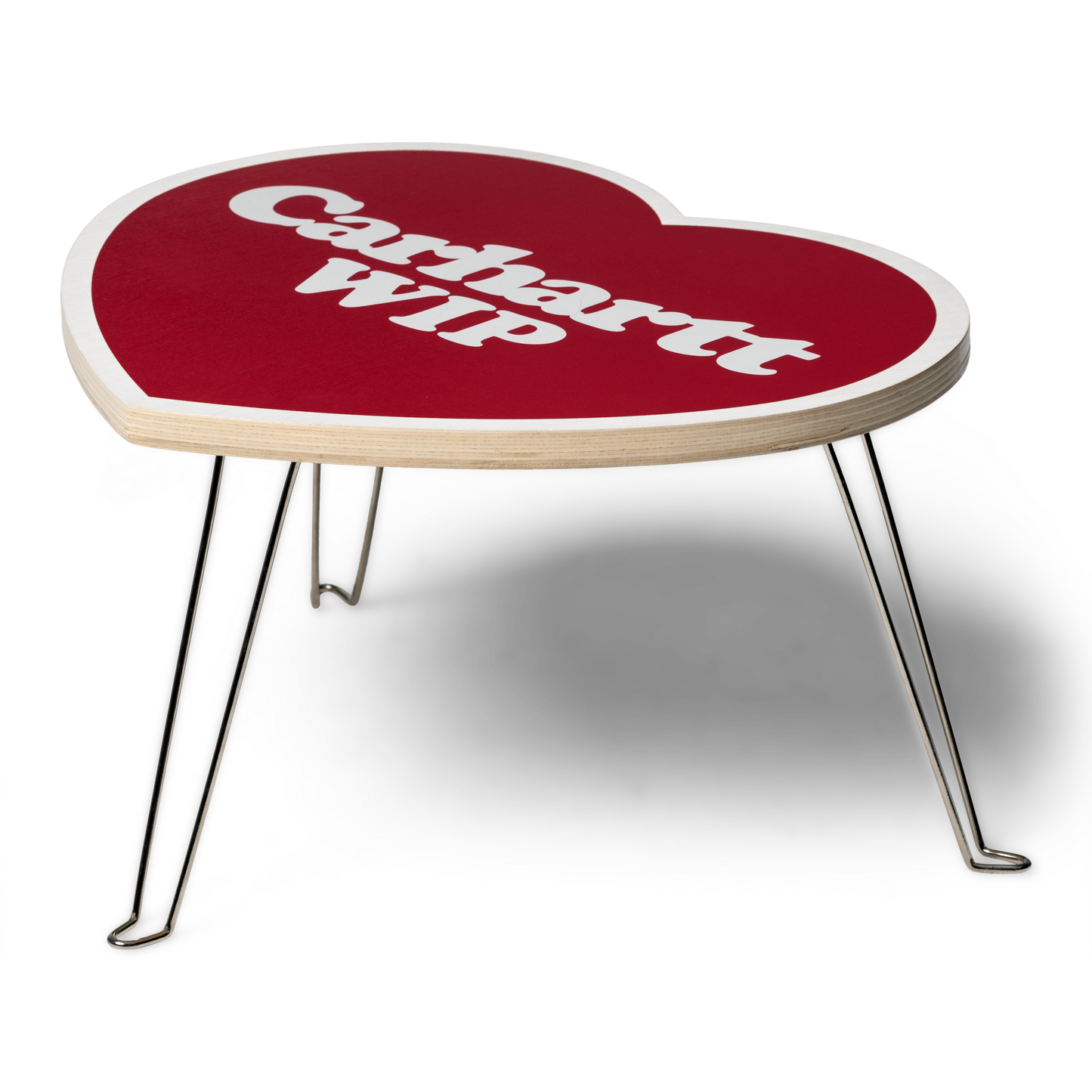 Carhartt Heart Folding Table - Scarlet/White