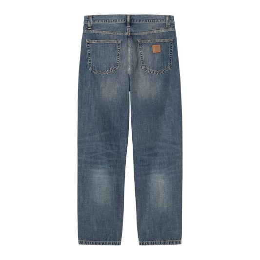 Carhartt WIP Aaron Pant - Blue Dark Used Wash